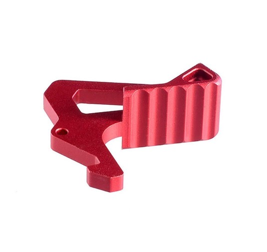 Strike Industries - Charging Handle Extended Latch - Czerwony - SI-AR-LATCH-RED