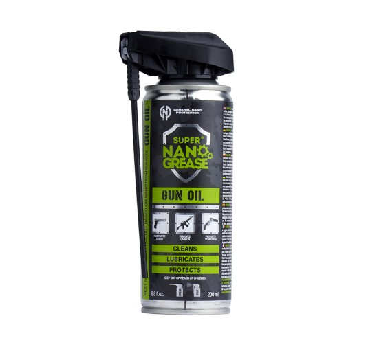 General Nano Protection - Olej do broni Super Nano Grease Gun Oil - Spray - 200 ml