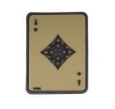 101 Inc. - Naszywka 3D - Ace of Diamonds - Zielona - 444130-3960