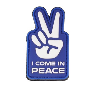 101 Inc. - Naszywka 3D - I come in peace - Niebieska - 444130-7356