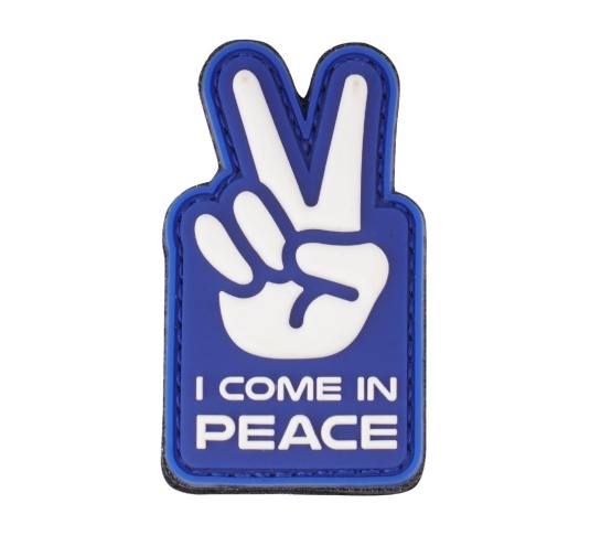 101 Inc. - Naszywka 3D - I come in peace - Niebieska - 444130-7356