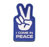 101 Inc. - Naszywka 3D - I come in peace - Niebieska - 444130-7356