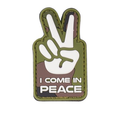 101 Inc. - Naszywka 3D - I come in peace - Woodland - 444130-7357