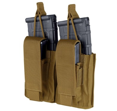 Condor - Ładownica Kangaroo Mag Pouch Gen II na magazynek AR-15 i pistoletowy - Podwójna - Coyote Brown - 191232-498