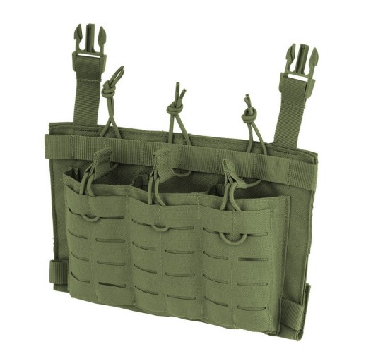 Condor - Panel z ładownicami AK/AR do kamizelek Vanquish VAS Triple Mag Panel - Olive Drab - 221152-001