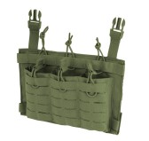 Condor - Panel z ładownicami AK/AR do kamizelek Vanquish VAS Triple Mag Panel - Olive Drab - 221152-001