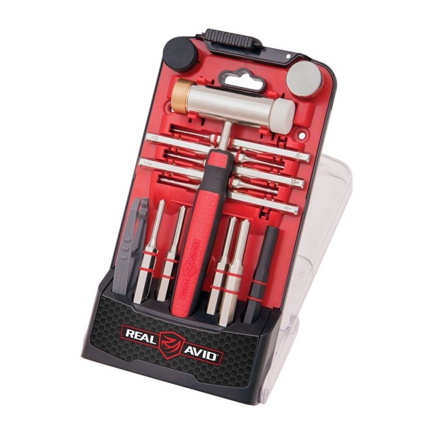 Real Avid - Zestaw narzędzi Accu-Punch Hammer & Roll Pin Punch Set - AVHPS-RP