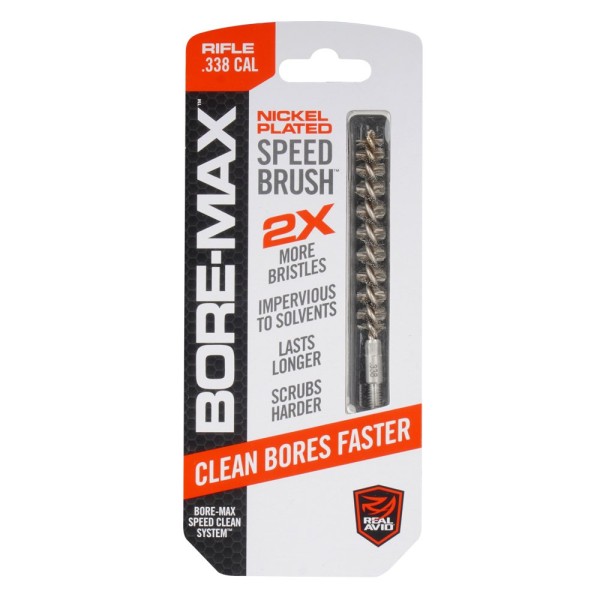 Real Avid - Szczotka do czyszczenia broni Bore-Max Speed Brush - .338 - AVBMSB338