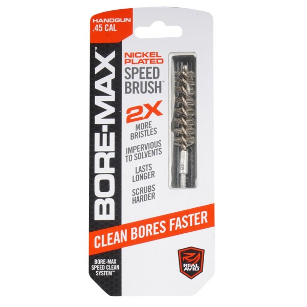 Real Avid - Szczotka do czyszczenia broni Bore-Max Speed Brush - .45 - AVBMSB45