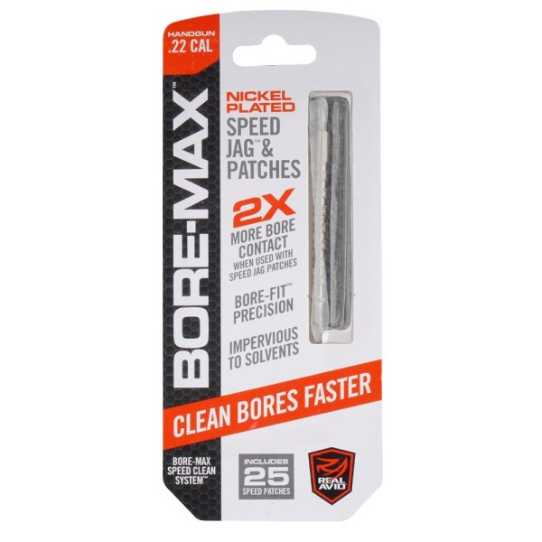 Real Avid - Przecierak do broni z uchwytem Bore-Max Speed Jag - .22 - AVBMJAG22