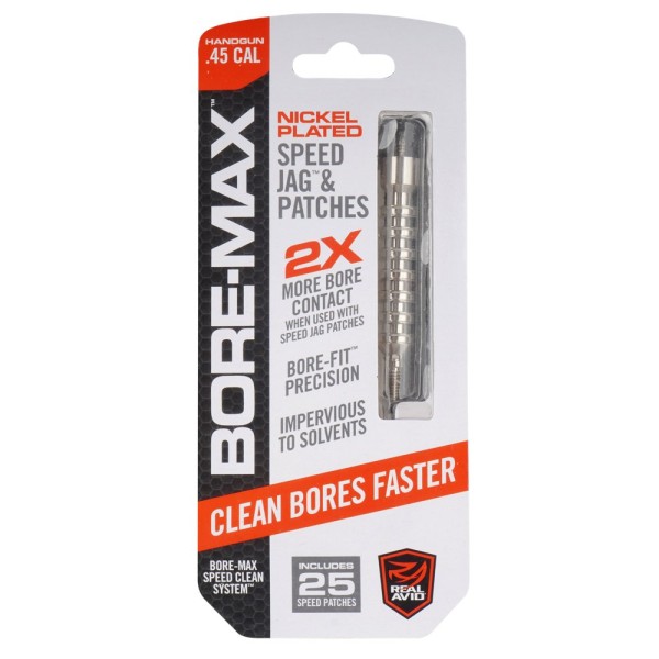 Real Avid - Przecierak do broni z uchwytem Bore-Max Speed Jag - .45 - AVBMJAG45