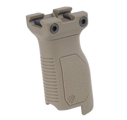 Strike Industries - Chwyt Picatinny Angled Vertical Grip - Long - FDE - SI-AR-CMAG-RAIL-L-FDE