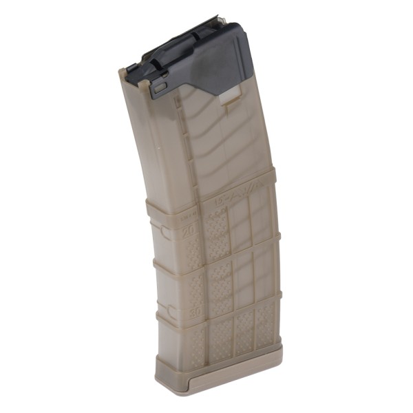 Lancer - Magazynek L5AWM® 30 - 5.56x45mm / .223 - Translucent Dark Earth - L5AWM30