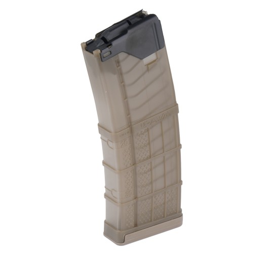 Lancer - Magazynek L5AWM® 30 - 5.56x45mm / .223 - Translucent Dark Earth - L5AWM30