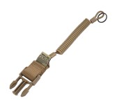 Cetacea Tactical - Smycz do broni QR z klamrą męską - Coyote Brown - TA-QRMC-COY