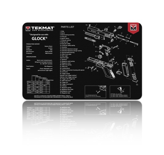 TekMat - Mata do czyszczenia broni Glock - TEK-R17-GLOCK