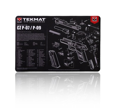 TekMat - Mata do czyszczenia broni CZ P-07 / P-09 - TEK-R17-CZP07