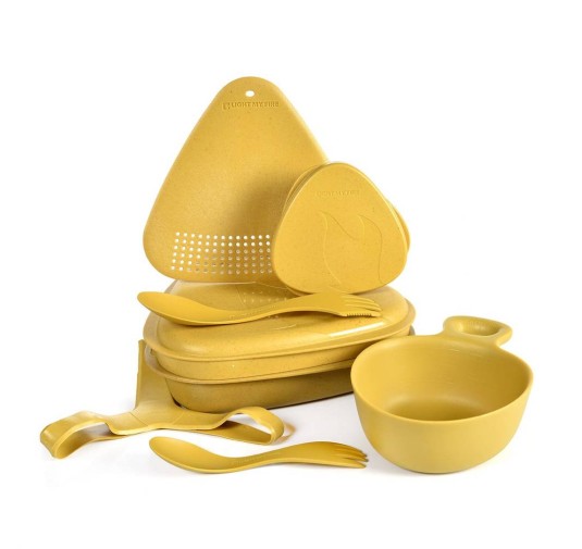 Light My Fire - Zestaw naczyń turystycznych Outdoor MealKit™ - 8 części - MustyYellow - 2418410210