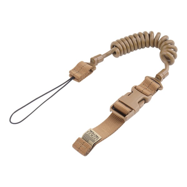 Cetacea Tactical - Basic Belt Loop Pistol Lanyard - Coyote Brown