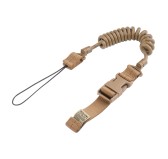 Cetacea Tactical - Basic Belt Loop Pistol Lanyard - Coyote Brown