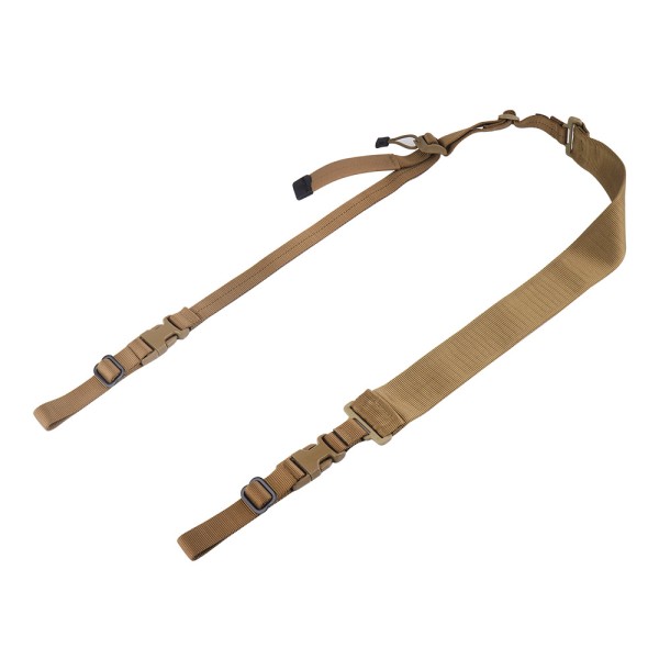 Cetacea Tactical - Quick Adjust Padded 2 Point Sling - Coyote Brown