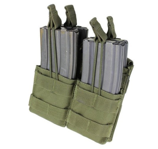 Condor - Double Stacker M4 Mag Pouch - Zielony OD - MA43-001