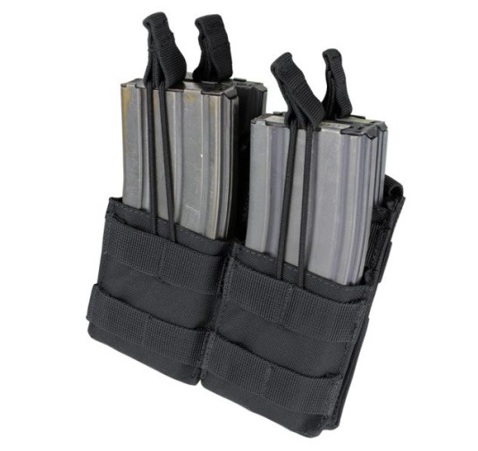 Condor - Double Stacker M4 Mag Pouch - Czarny - MA43-002