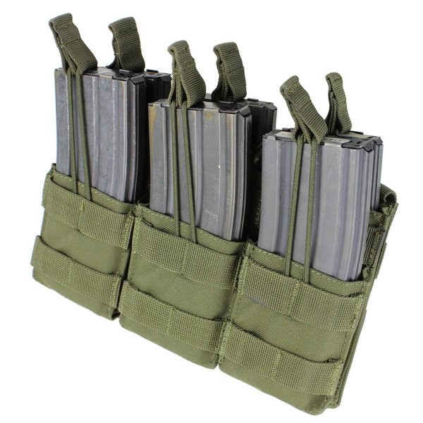 Condor - Triple Stacker M4 Mag Pouch - Zielony OD - MA44-001