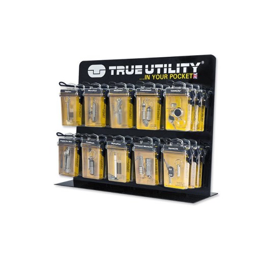 True Utility - Ekspozytor 10 zawieszek - Na 40 produktów