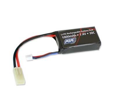 ASG - Bateria AEG - LiPo - 7,4V - 1000 mAh - 30C - [1] - 17462