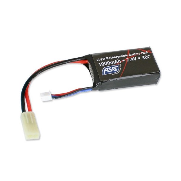 ASG - Bateria AEG - LiPo - 7,4V - 1000 mAh - 30C - [1] - 17462