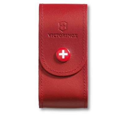 Victorinox - Etui skórzane na scyzoryk - Czerwony - 4.0521.1