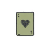 101 Inc. - Naszywka 3D - Ace Of Hearts - Zielony OD