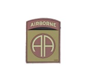 101 Inc. - Naszywka 3D - Airborne 82nd - Brązowy