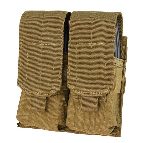 Condor - M4, M16 Double Pouch - Coyote Brown - MA4-498