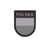 101 Inc. - Naszywka 3D - Polska tarcza - Szary - 444130-7017