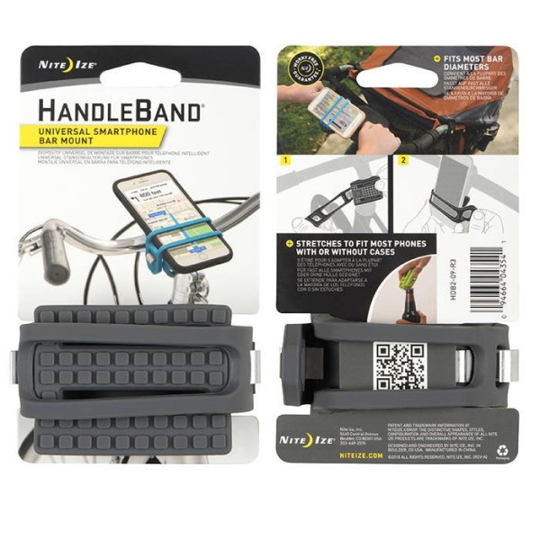 Nite Ize - HandleBand® Universal Smartphone Mount - Szary - HDB2-09-R3