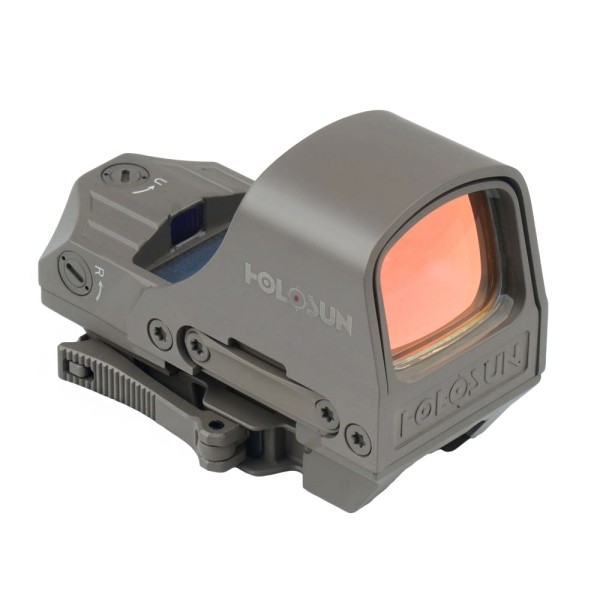 Holosun - Celownik kolimatorowy Open Reflex HS510C FDE Multi Reticle - Solar Panel