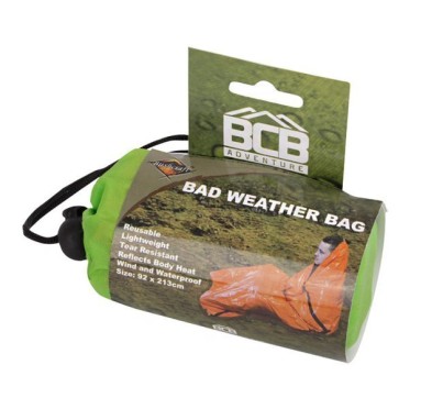 BCB - Termiczny worek ratunkowy - Bad Weather Bag - Pomarańczowy - CL182