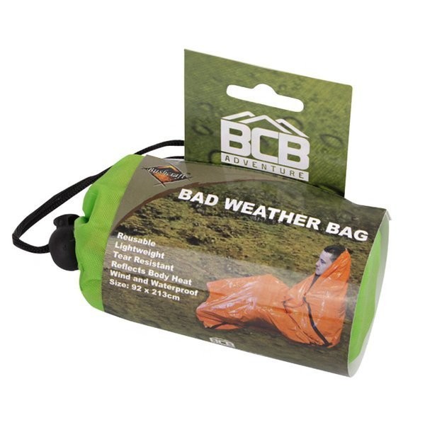 BCB - Termiczny worek ratunkowy - Bad Weather Bag - Pomarańczowy - CL182