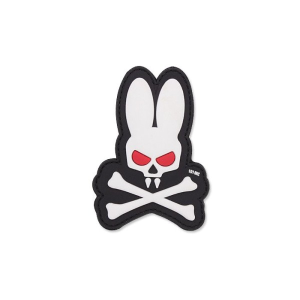 101 Inc. - Naszywka 3D - Skull Bunny - Biały