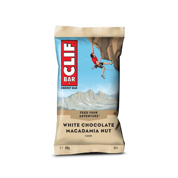 Clif Bar - Baton energetyczny - 279 kcal - Biała czekolada - Orzechy macadamia - CB03