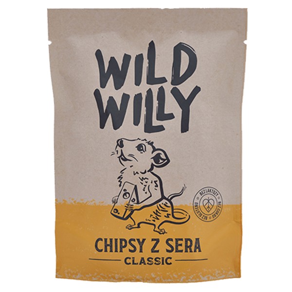 Chipsy z sera twardego dojrzewającego Wild Willy 50 g