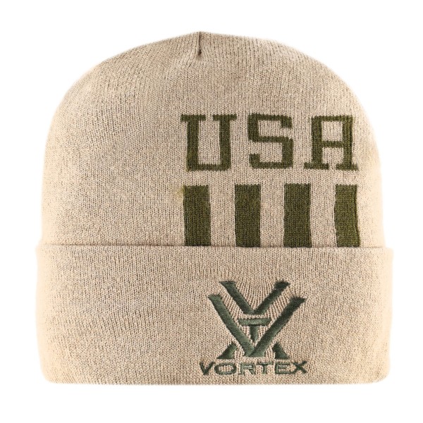 Czapka unisex Vortex USA Knit oliwkowa