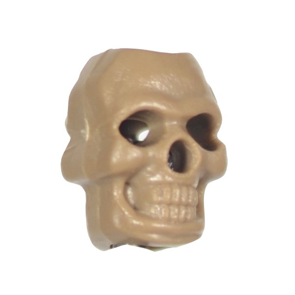 Koralik M-Tac Skull Stopper brązowy