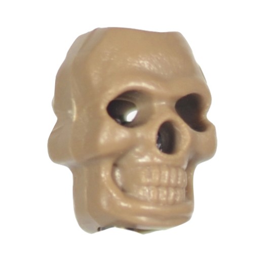 Koralik M-Tac Skull Stopper brązowy