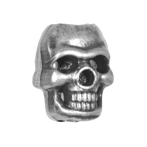 Koralik M-Tac Skull Stopper kolor srebrny