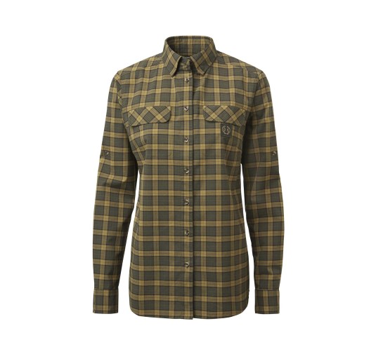 Koszula damska Chevalier Creek Shooting Fit Coolmax Moss Checked 42