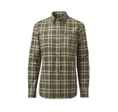 Koszula damska Chevalier Teal Light Flannel Olive Green Checked 34