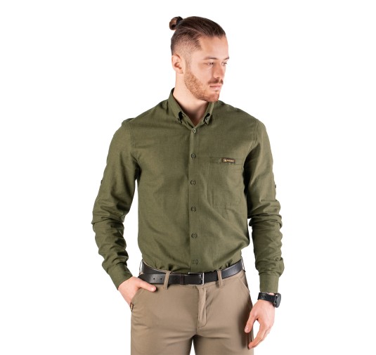 Koszula męska Tagart Lenny ciemnozielona 3XL